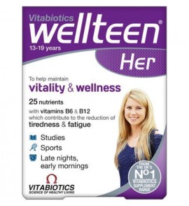 Vitabiotics Wellteen Her Συμπλήρωμα Διατροφής για Έφηβες και Νέες Γυναίκες 30 Tabs