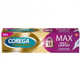 Corega Power Max Hold + Comfort Στερεωτική Κρέμα Τεχνητής Οδοντοστοιχίας 40g