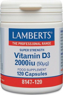 Lamberts Vitamin D3 2000iu Βιταμίνη D 120 δισκία