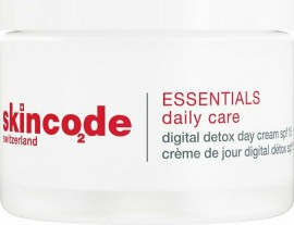 Skincode Digital Detox Day Cream SPF15 Ενυδατική Κρέμα Προσώπου για Όλους τους Τύπους Επιδερμίδας 50ml