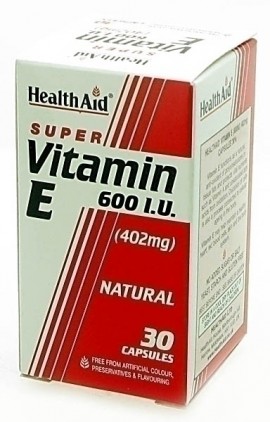 HEALTH AID Vitamin E 600iu Natural capsules 60s