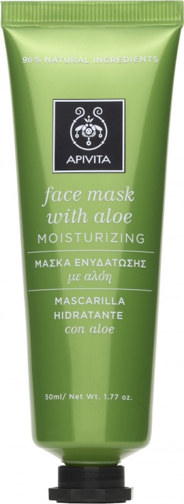 Apivita Face Mask Ενυδάτωσης Με Αλόη 50ml