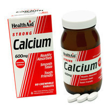HEALTH AID Strong Calcium 600mg Chewable tablets 60s