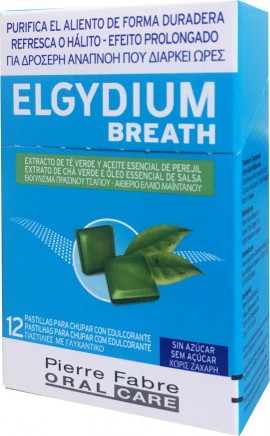 Elgydium Breath 12 παστίλιες Χωρίς Ζάχαρη 30gr