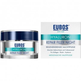 Eubos Hyaluron Repair Filler Night Κρέμα Νύχτας με Υαλουρονικό Οξύ 50ml