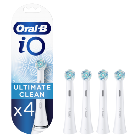Oral-B iO Ultimate Clean Ανταλλακτικές Κεφαλές Ηλεκτρικής Οδοντόβουρτσας, 4 τμχ