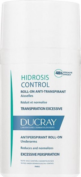 Ducray Hidrosis Control Roll On κατά της εφίδρωσης για Μασχάλες 40ml