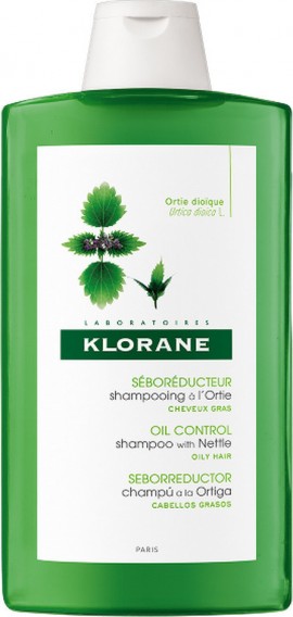 Klorane Seboregulating Treatment Shampoo Σαμπουάν αγωγής κατά της Λιπαρότητας με εκχύλισμα τσουκνίδας, 400ml