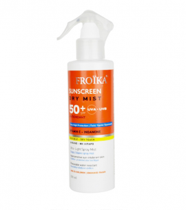 Froika Sunscreen Dry Mist Διάφανο Μη λιπαρό για Ευαίσθητη & Μη Ανεκτική στον Ήλιο Επιδερμίδα SPF50+ 250ml