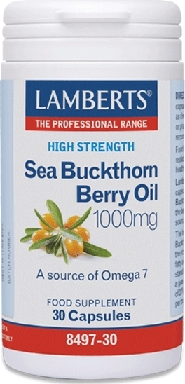 Lamberts Sea Buckthorn Berry Oil, Ιπποφαές, Πολυβιταμινούχο Συμπλήρωμα 1000mg 30caps