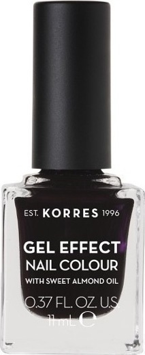 Korres Gel Effect Nail Colour 76 Smokey Plum, 11ml
