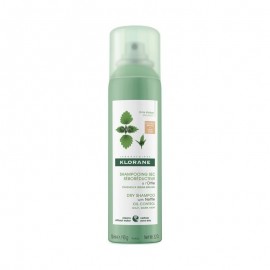 Klorane Dry Shampoo Σαμπουάν με Εκχύλισμα Τσουκνίδας για Λιπαρά - Καστανά/Μαύρα μαλλιά 150ml