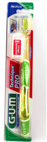 Gum Technique Pro Compact Medium Οδοντόβουρτσα Μεσαία, 1 τεμάχιο 528