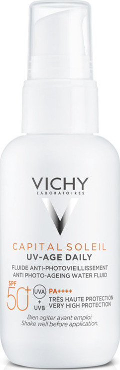 Vichy Capital Soleil SPF50+ Uv-Age Daily ( 40ml ) - Αντηλιακή Προσώπου Κατά της Φωτογήρανσης