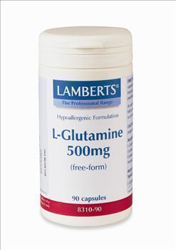 LAMBERTS L-GLUTAMINE 500MG 90CAPS