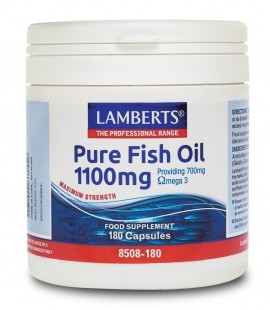 LAMBERTS PURE FISH OIL 1100MG (EPA) 180CAPS (Ω3)
