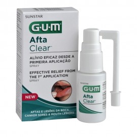 Gum Sunstar Afta Clear Spray Σπρέι τοπικής εφαρμογής για τη θεραπεία των Αφθών, 15ml