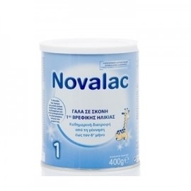 NOVALAC 1 Γάλα Σκόνη Πρώτης Βρεφικής Ηλικίας εώς τον 6ο μήνα 400g