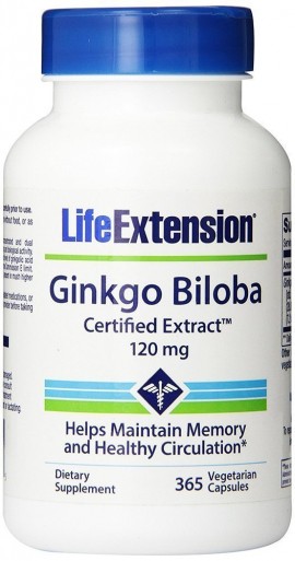 Life Extension Ginkgo Biloba Certified Extract 365 κάψουλες