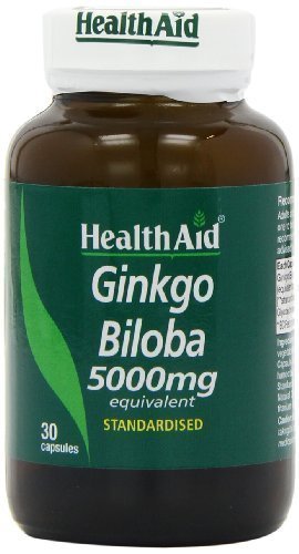 HEALTH AID Ginkgo Biloba GB 5000 Root Extract capsules 30s
