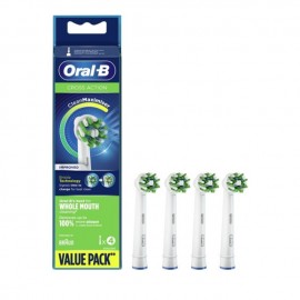Oral-B Cross Action Clean Maximiser Value Pack Ανταλλακτικές Κεφαλές Ηλεκτρικής Οδοντόβουρτσας 4τμχ