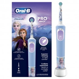 Oral B Kids Vitality Pro Ηλεκτρική Οδοντόβουρτσα Frozen, για Παιδιά 3+ Ετών Γαλάζιο 1 Τεμάχιο