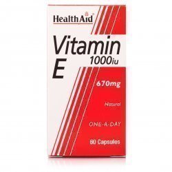 HEALTH AID Vitamin E 1000iu Natural capsules 30s