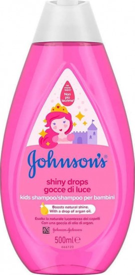Johnson & Johnson Kids Shiny Drops Shampoo 500ml
