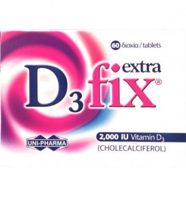 D3 Fix Extra 2000iu, 60tabs