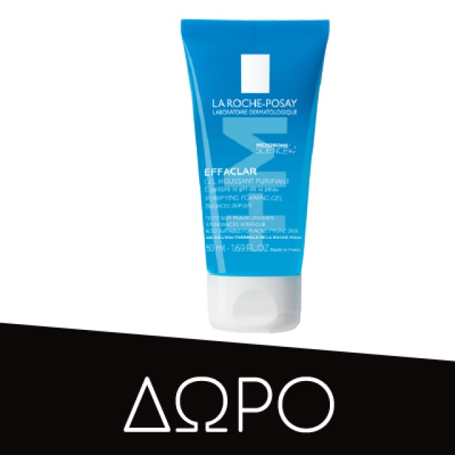 La Roche-Posay Effaclar Purifying Foaming Gel Καθαρισμού για το Λιπαρό Δέρμα με Τάση Ακμής 400ml