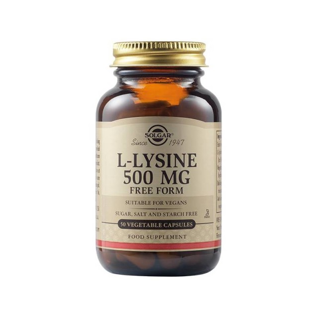 Solgar L-Lysine 500mg, 50tabs