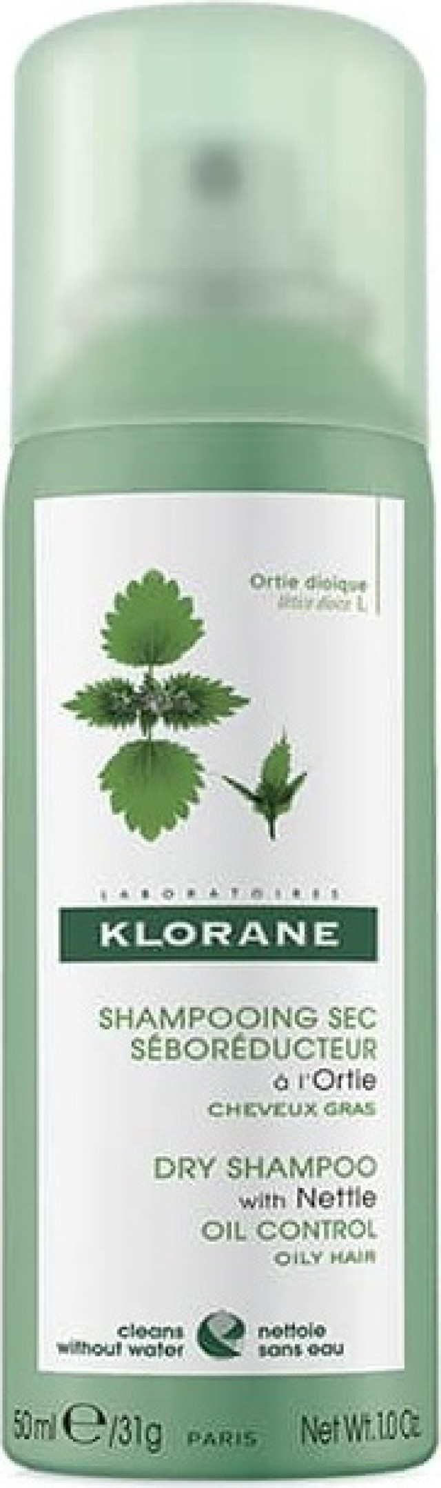 Klorane Klorane Ortie Dry Shampoo Ξηρό Σαμπουάν με Τσουκνίδα για Λιπαρά Μαλλιά, 50ml
