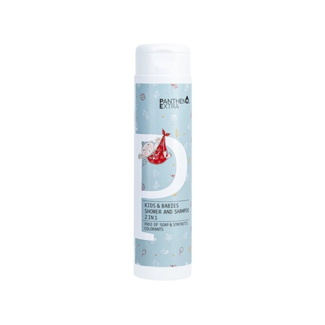 Panthenol Extra Kids & Babies Shower & Shampoo 2 in 1 300 ml