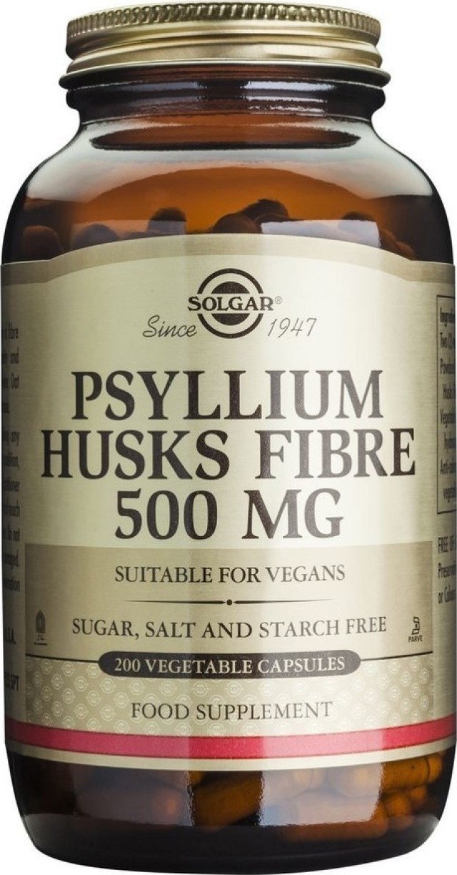 SOLGAR PSYLLIUM HUSKS FIBRE 500mg veg.200s