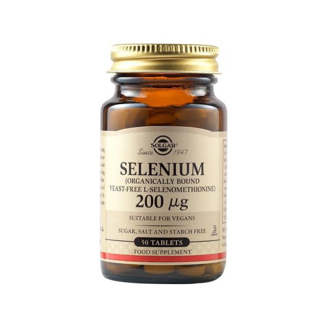 Solgar Selenium 200μg, 50tabs