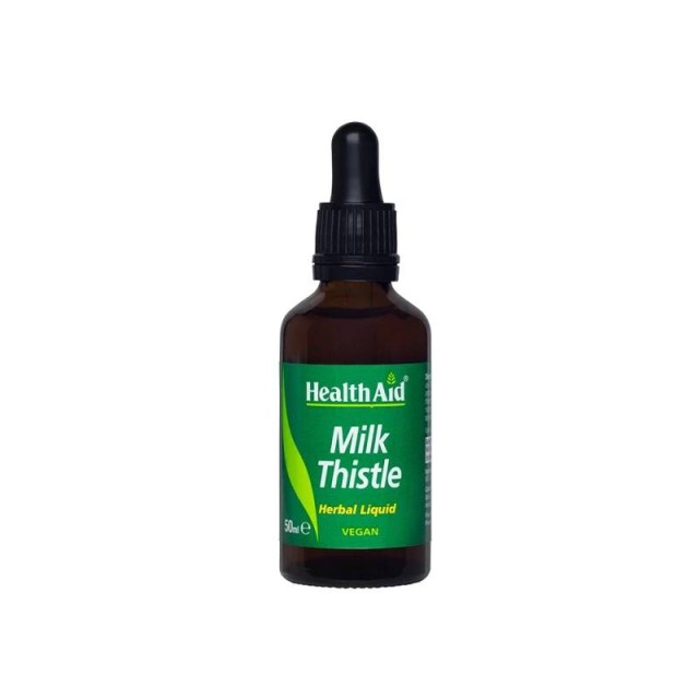 Health Aid Milk Thistle Liquid Συμπλήρωμα Διατροφής με ΓαΪδουράγκαθο 50ml