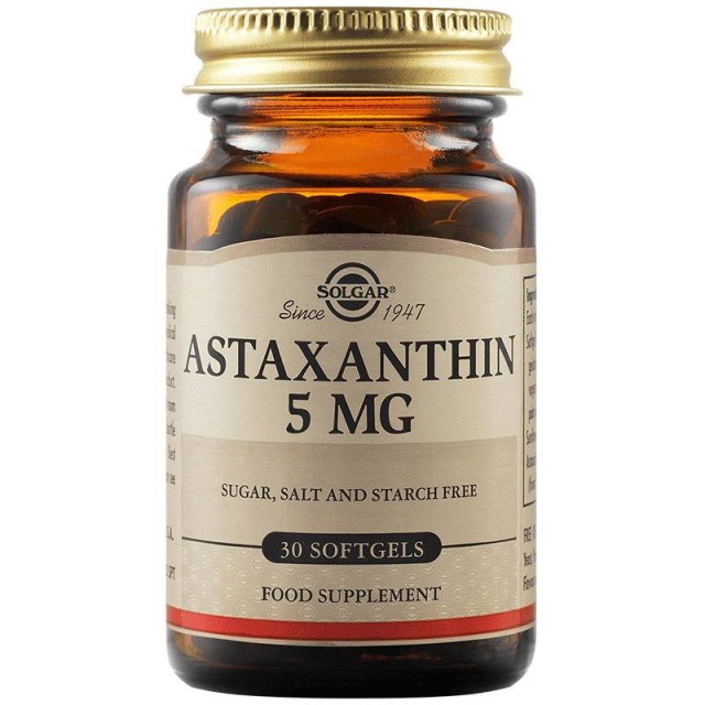 Solgar Astaxanthin 5mg 30 Softgels