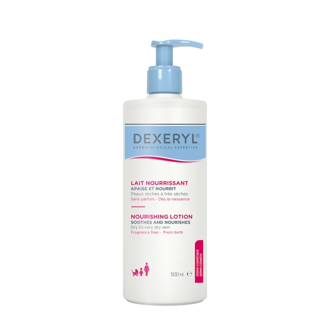 Dexeryl Nourishing Lotion Λεπτόρρευστο Θρεπτικό Γαλάκτωμα για Ξηρό έως Πολύ Ξηρό Δέρμα 500ml
