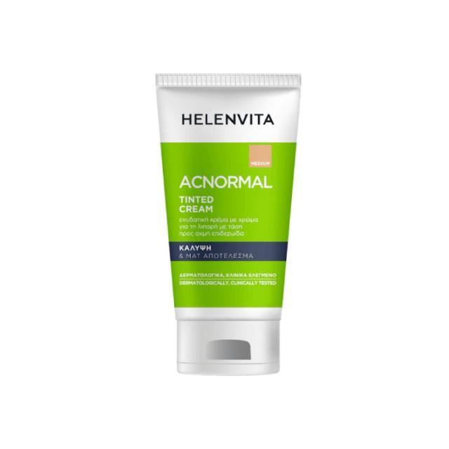 Helenvita ACNormal Tinted Cream 60ml για Λιπαρές Επιδερμίδες