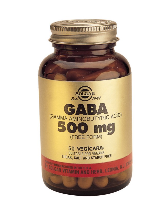 SOLGAR GABA 500mg veg.caps 50s