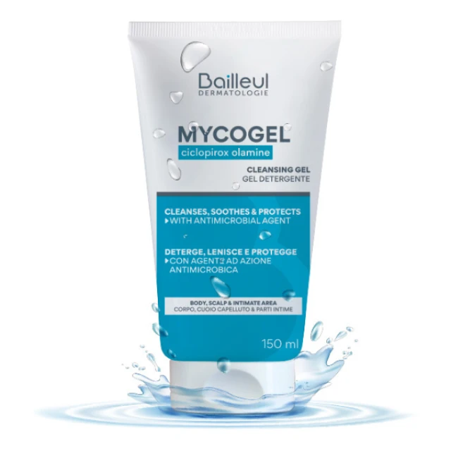 Biorga Mycogel Gel Nettoyant Moussant Καθαριστικό Αντισηπτικό Gel Προσώπου & Σώματος, 150ml