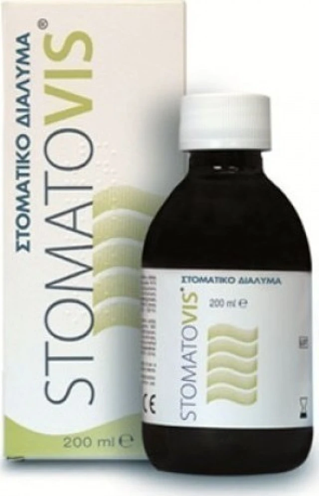 Pharmaq Stomatovis Mouthwash Αντιμικροβιακό Στοματικό Διάλυμα, 200 ml