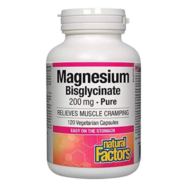 Natural Factors Magnesium Bisglycinate 200mg 120caps
