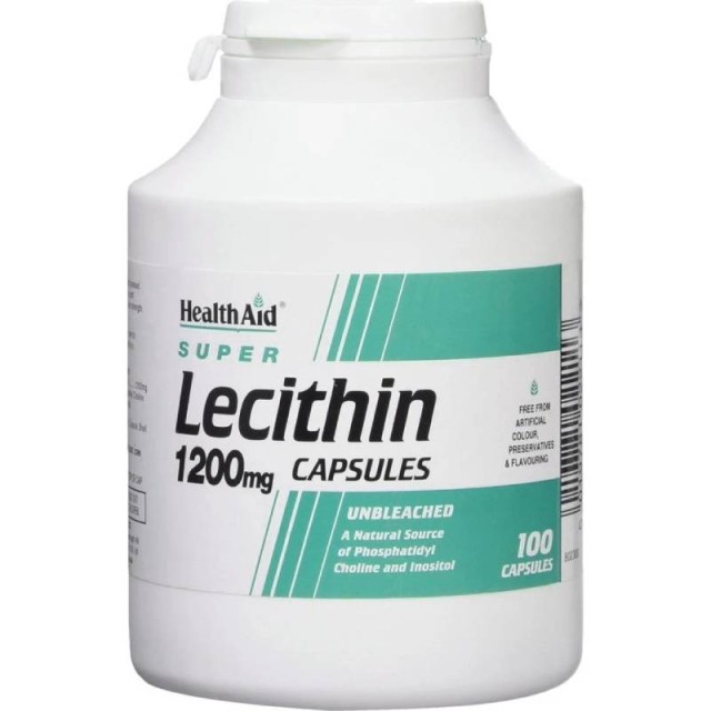 Health Aid Lecithin 1200mg 100 κάψουλες