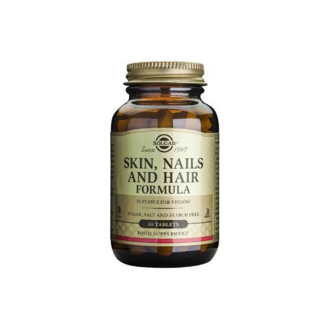 SOLGAR SKIN NAILS AND HAIR FORMULA tabs 60s