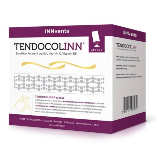 Innventa Tendocolinn Για την Υγεία Των Τενόντων Και Των Συνδέσμων, 28 Φακελάκια x 6.2 gr