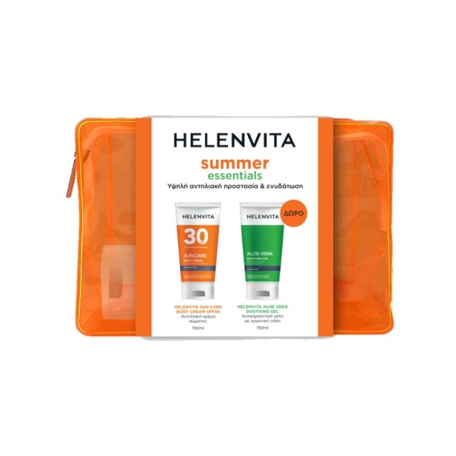 Helenvita Promo Sun Cream Αντηλιακή Κρέμα Σώματος SPF30 150ml & Aloe Vera Soothing Gel Καταπραϋντική Γέλη Αλόης 150ml