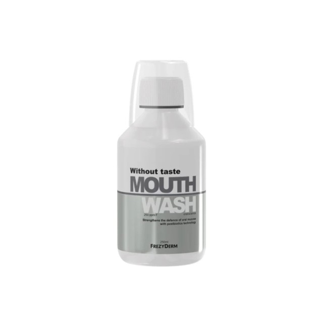 Frezyderm Mouthwash Without Taste Στοματικό Διάλυμα για Προστασία κατά της Πέτρας Χωρίς Γεύση & Άρωμα 250ml