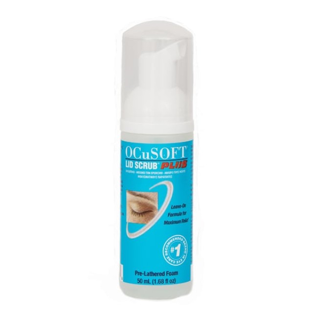 Ocusoft Lid Scrub Plus Foaming Eyelid Cleanser Καθαριστικό Βλεφάρων 50ml