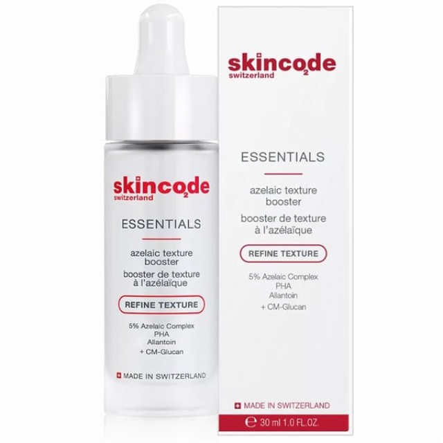 Skincode Essentials Azelaic Texture Booster Ορός Απολέπισης, 30ml